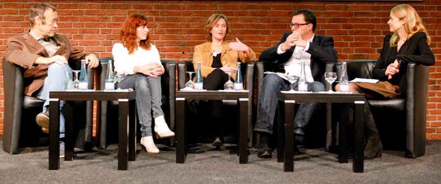 Von links nach rechts: Thomas Krüger, Malin Büttner, Louise Carleton-Gertsch, Holger Knöferl und Susanne Fengler. Foto: Gerd Metzner