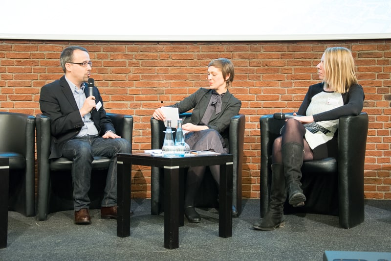 Georg Konstantinow, SHZ, Moderatorin Anna Hoff und Ina Reinhart, SHZ Foto: Gerd Metzner